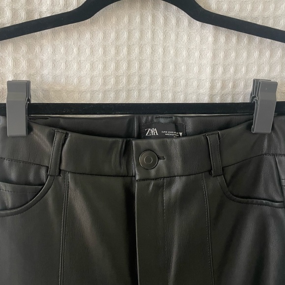 Zara Leather Pants - Picture 5 of 7